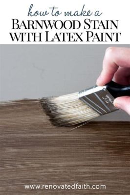 What Does Stain Over Paint Look Like: Exploring the Aesthetics and Practicalities